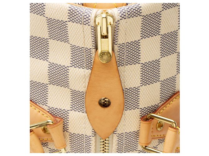 Louis Vuitton Damier Azur Speedy 30 Tasche Blau - Ansicht 9