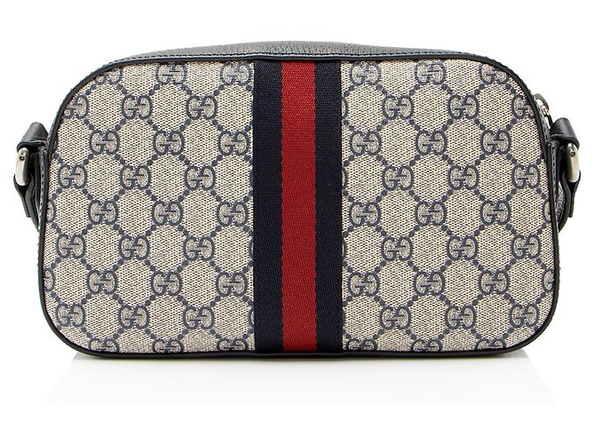 Borsa a tracolla Gucci GG Supreme Ophidia Small Marrone Beige - vista 3