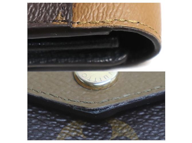 Portafoglio Lungo Monogramma Sarah di Louis Vuitton Marrone - vista 7
