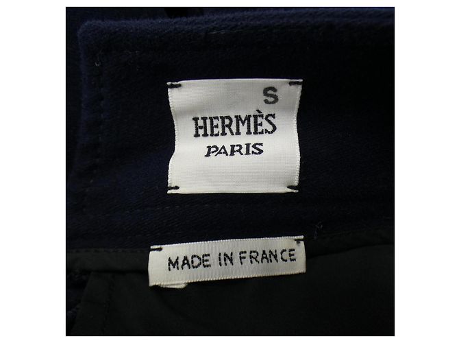 Hermès Pantaloni Hermes 3E0419DM Blu Blu navy - vista 4