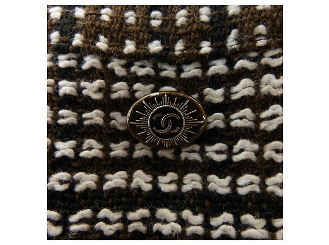 Timeless Chanel Kleid Braun Schwarz Weiß - Ansicht 7