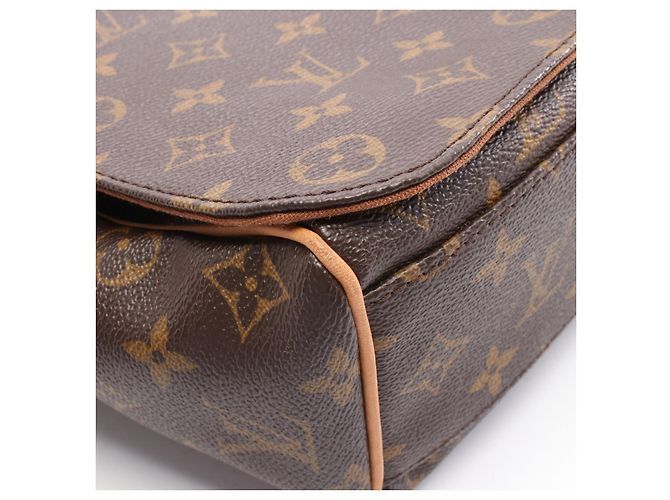 Borsa a Spalla Abbesses Monogramma Louis Vuitton Marrone - vista 5