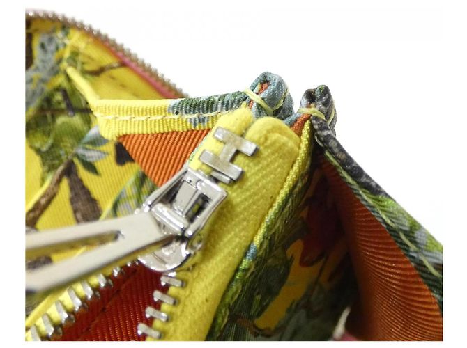 Silk In Billetera compacta de seda EQUATEUR de Hermès Púrpura - vista 5