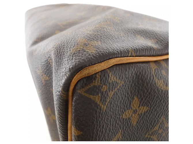 Sac Boston Monogram Speedy Louis Vuitton Marron - vue 2