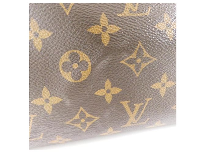 Sac Boston Monogram Speedy Louis Vuitton Marron - vue 3