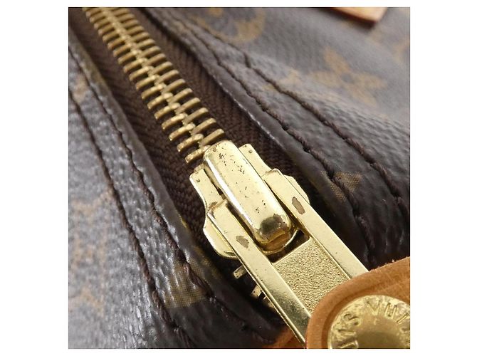 Sac Boston Monogram Speedy Louis Vuitton Marron - vue 5