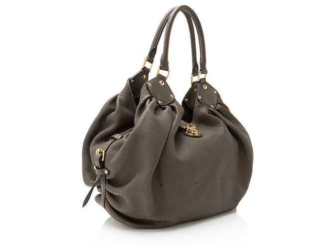 Hobo in pelle Mahina di Louis Vuitton Marrone - vista 2