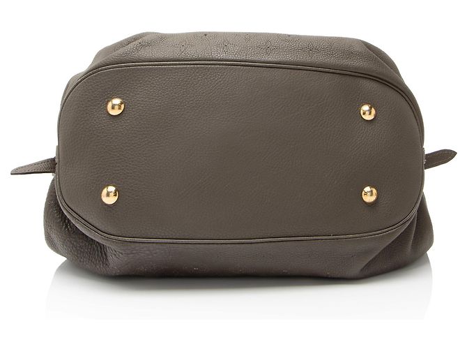 Hobo in pelle Mahina di Louis Vuitton Marrone - vista 4