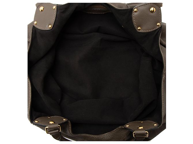 Hobo in pelle Mahina di Louis Vuitton Marrone - vista 7