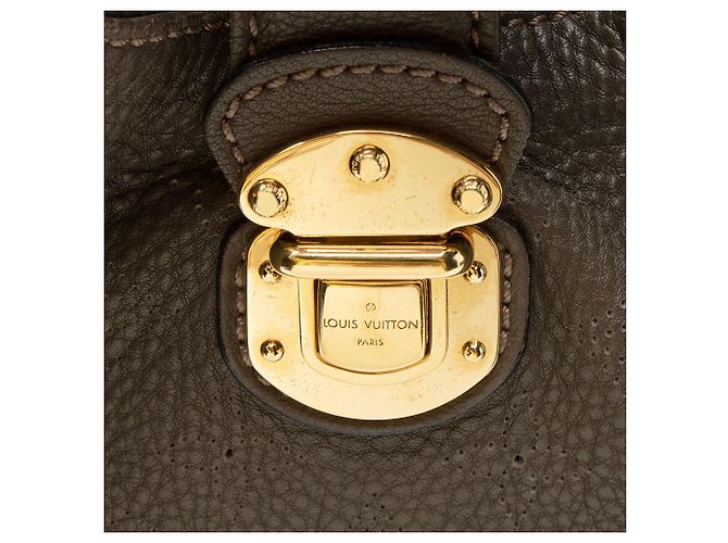 Hobo in pelle Mahina di Louis Vuitton Marrone - vista 9