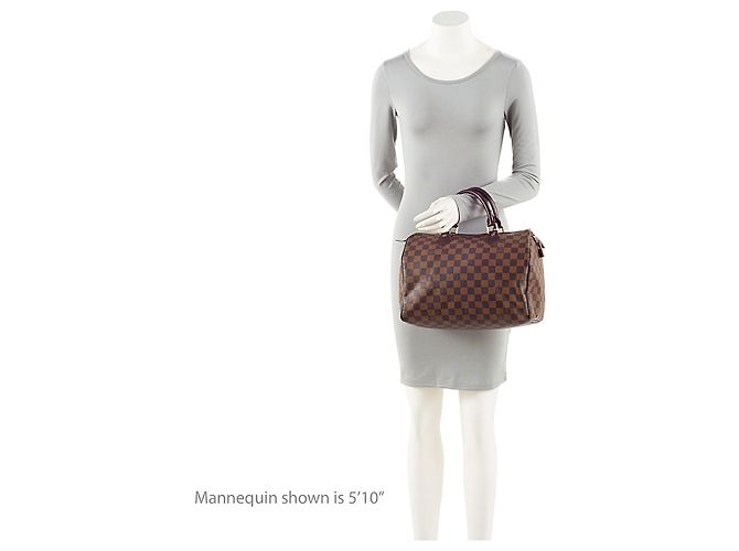 Louis Vuitton Damier Ebene Speedy 30 Tasche Braun - Ansicht 5