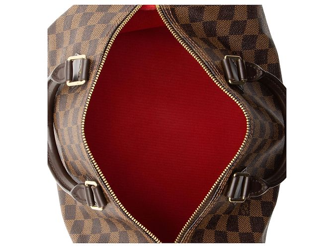 Louis Vuitton Damier Ebene Speedy 30 Tasche Braun - Ansicht 7