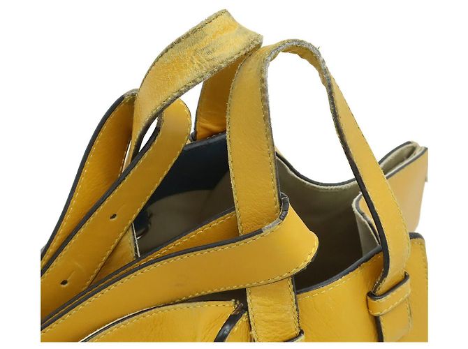 Loewe Leather Hammock Drawstring Bag - view 4