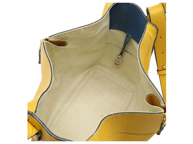 Loewe Leather Hammock Drawstring Bag - view 5