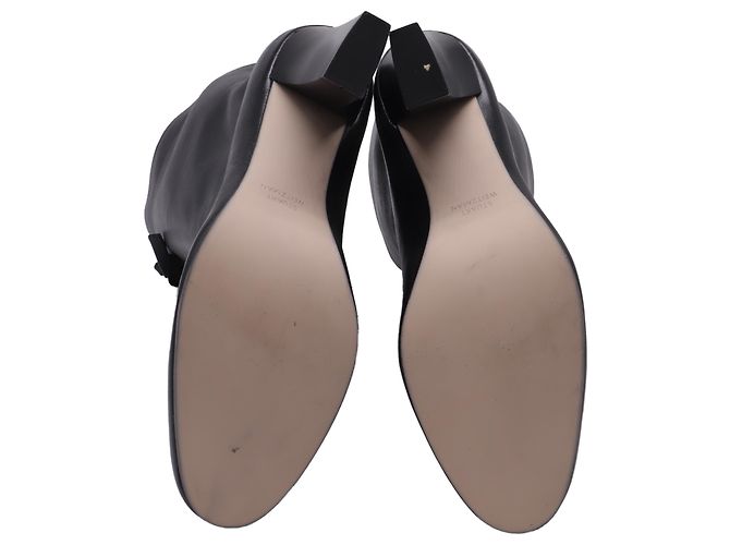 Stivali a metà polpaccio con zip frontale Jett di Stuart Weitzman in pelle nera Nero - vista 6