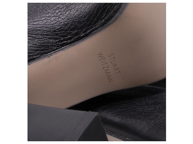 Stivali a metà polpaccio con zip frontale Jett di Stuart Weitzman in pelle nera Nero - vista 7