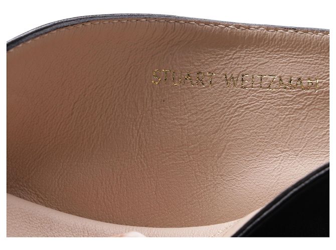 Stivali a metà polpaccio con zip frontale Jett di Stuart Weitzman in pelle nera Nero - vista 8