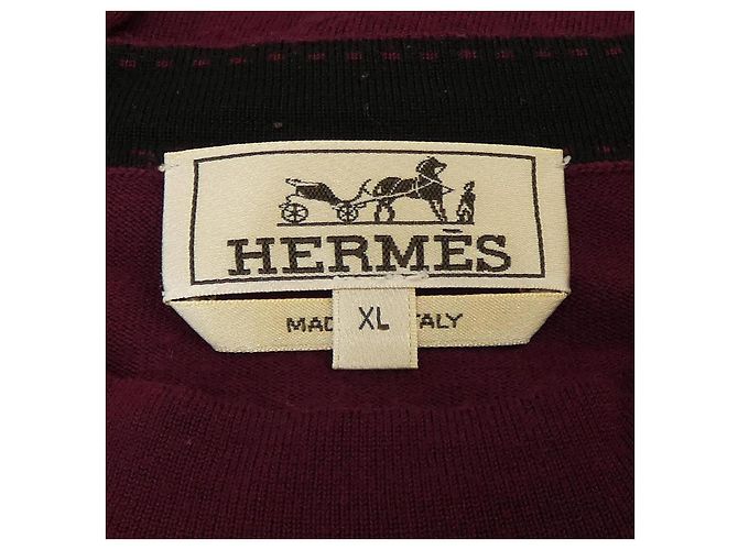Suéter de punto XL de Hermès Púrpura - vista 4