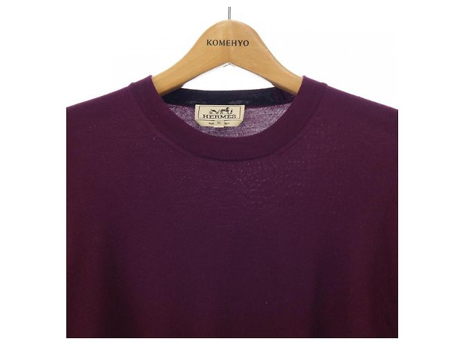 Suéter de punto XL de Hermès Púrpura - vista 5