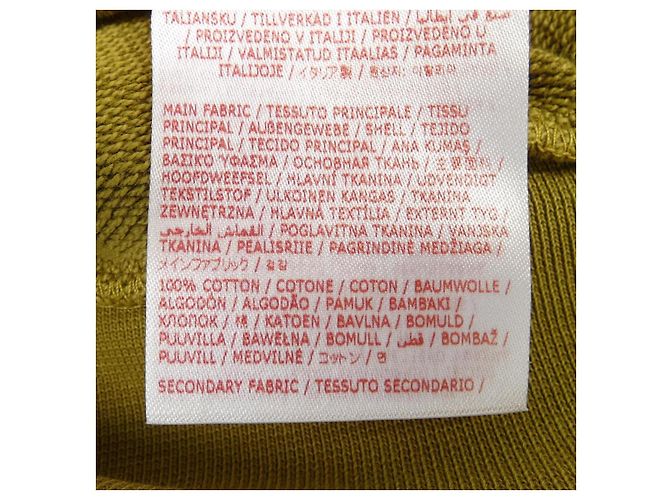 Felpa con cappuccio Marni FUMU012940 Verde Khaki Cotone Cachi - vista 3
