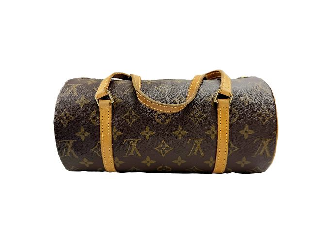 Borsa Tote Monogram Papillon 26 Louis Vuitton Marrone Monogramma - vista 2