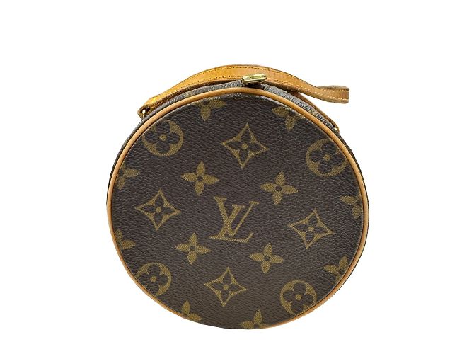 Borsa Tote Monogram Papillon 26 Louis Vuitton Marrone Monogramma - vista 3