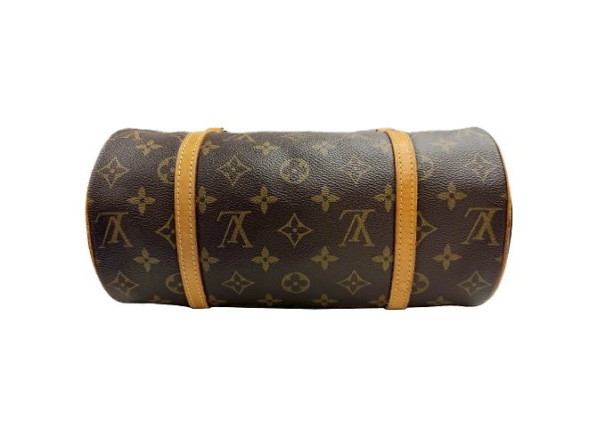 Borsa Tote Monogram Papillon 26 Louis Vuitton Marrone Monogramma - vista 5