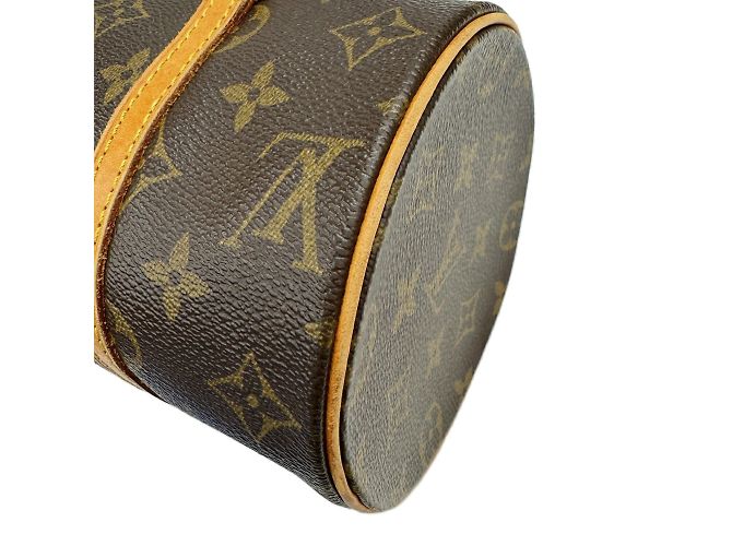 Borsa Tote Monogram Papillon 26 Louis Vuitton Marrone Monogramma - vista 6