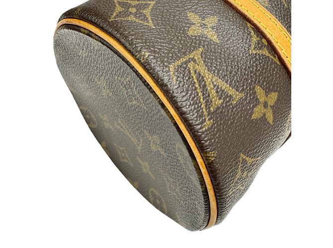 Borsa Tote Monogram Papillon 26 Louis Vuitton Marrone Monogramma - vista 7