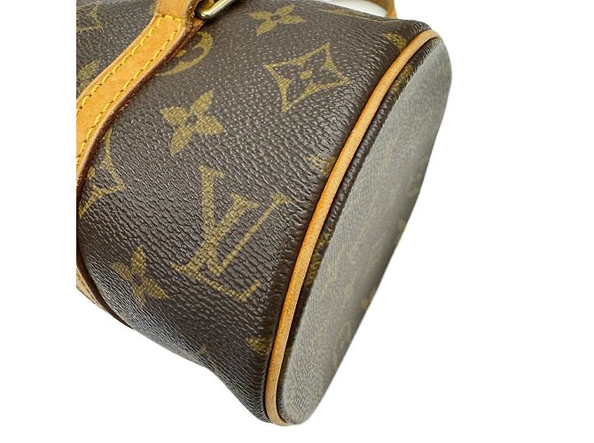 Borsa Tote Monogram Papillon 26 Louis Vuitton Marrone Monogramma - vista 8