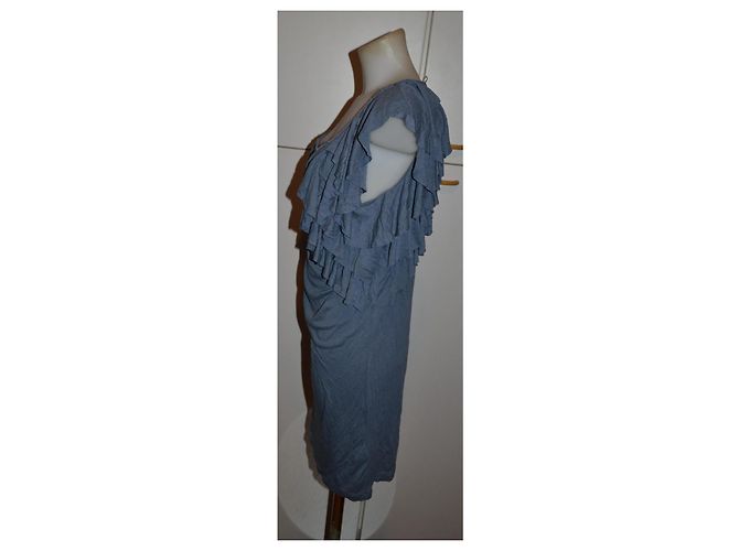 Vestido Twin Set Turquesa com Paetês de Viscose L - vista 2