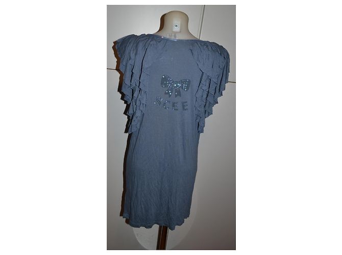 Vestido Twin Set Turquesa com Paetês de Viscose L - vista 3