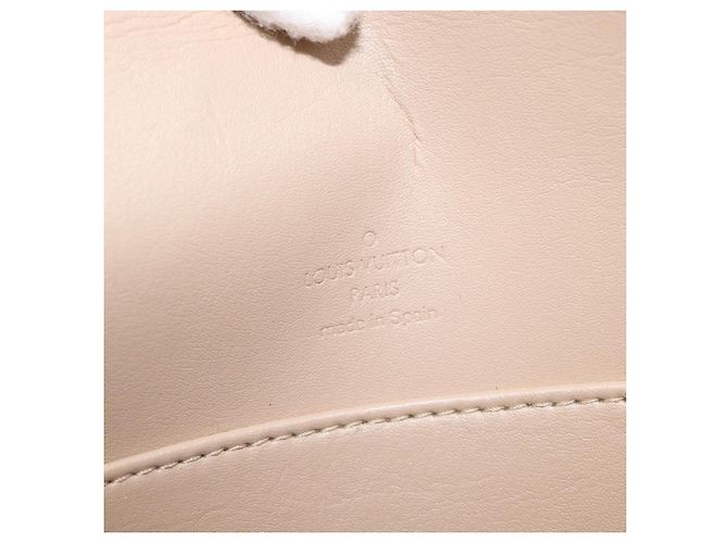 Borsa Louis Vuitton Thompson Street Monogram Vernis Media Beige - vista 6
