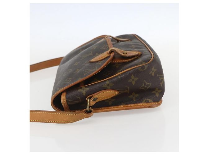 Gibeciere Borsa Messenger Gibecière Monogram Canvas MM Louis Vuitton Marrone - vista 3
