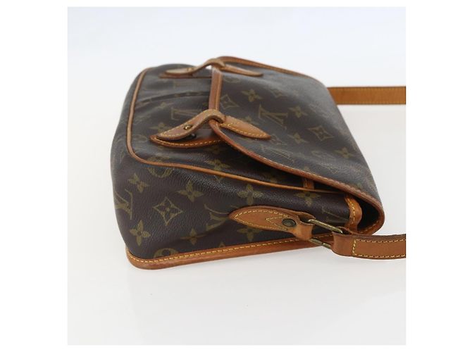 Gibeciere Borsa Messenger Gibecière Monogram Canvas MM Louis Vuitton Marrone - vista 4