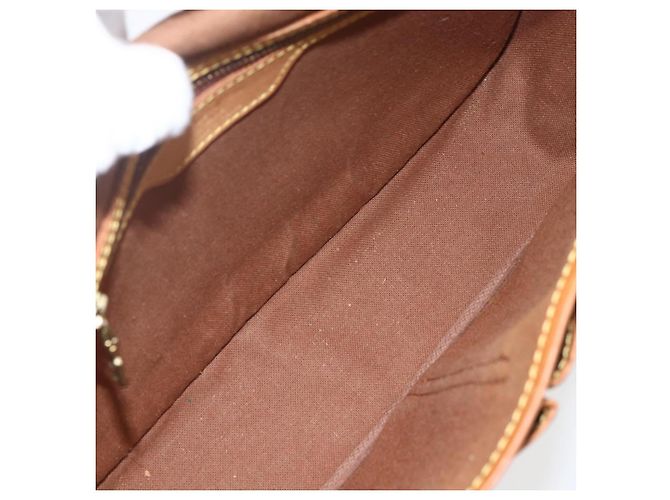 Gibeciere Borsa Messenger Gibecière Monogram Canvas MM Louis Vuitton Marrone - vista 5