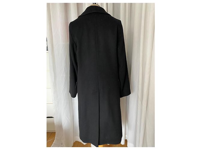 Abrigo negro de cachemira, Claudie Pierlot - vista 4