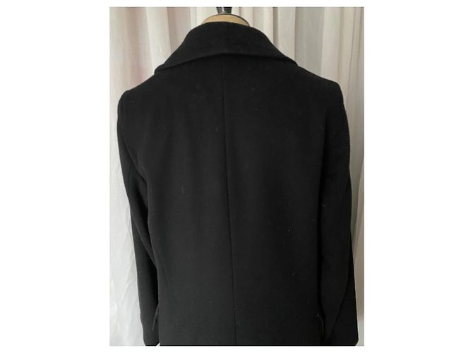 Abrigo negro de cachemira, Claudie Pierlot - vista 6