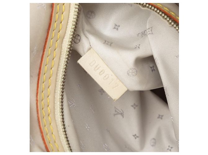 Borsa Lockit MM Louis Vuitton Beige Crudo - vista 10