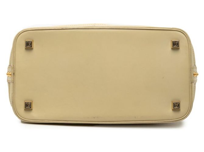 Borsa Lockit MM Louis Vuitton Beige Crudo - vista 3
