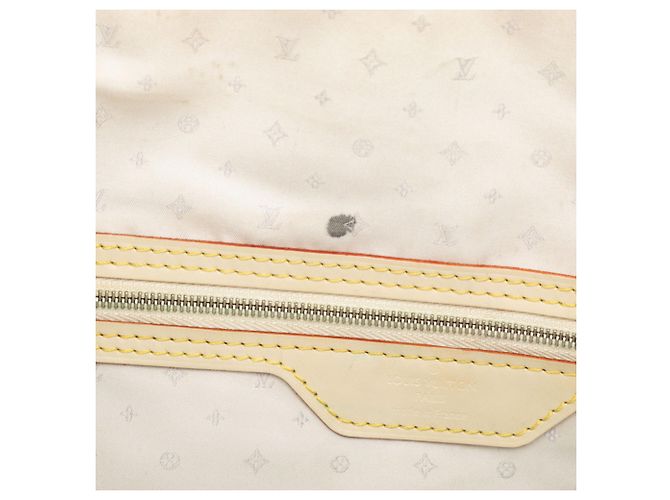 Borsa Lockit MM Louis Vuitton Beige Crudo - vista 6
