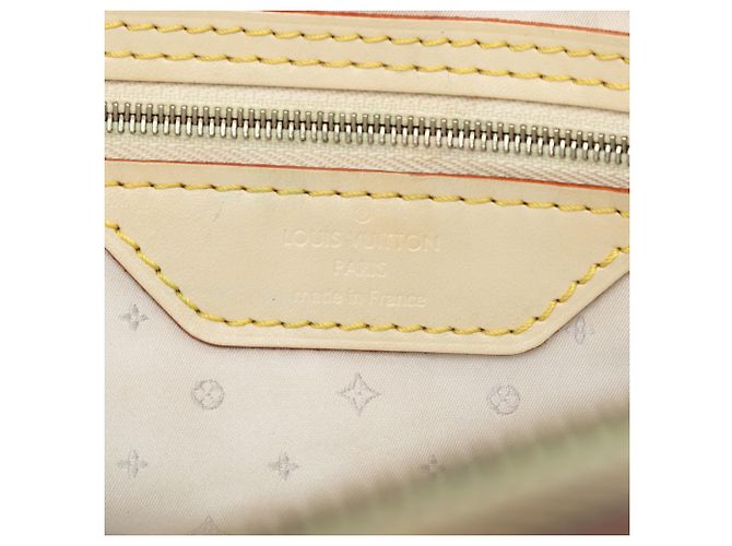 Borsa Lockit MM Louis Vuitton Beige Crudo - vista 9
