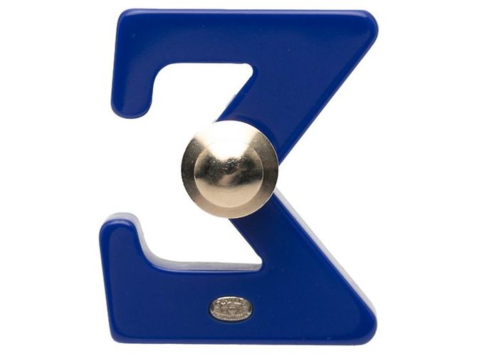 Chanel Brosche Logo Blau, Grün und Silber - Ansicht 2