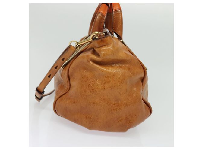 Chloé Chloe Ethel Leder Handtasche Braun - Ansicht 4