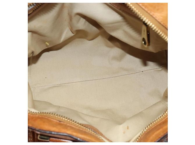 Chloé Chloe Ethel Leder Handtasche Braun - Ansicht 5