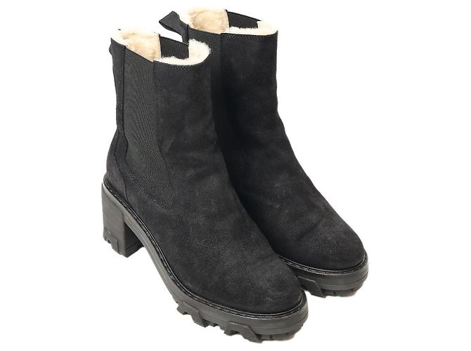 Botines de ante negro con tacón Rag & Bone - vista 3