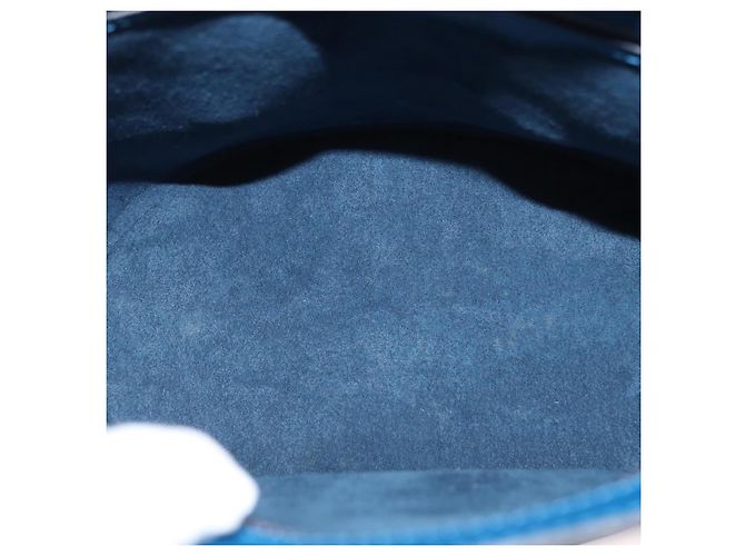 Borsa Saint Jacques in pelle Epi GM Louis Vuitton Blu - vista 5