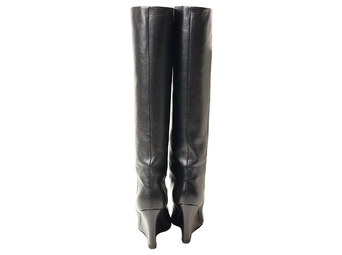 Botas Paris Texas Wanda de cuero negro - vista 3