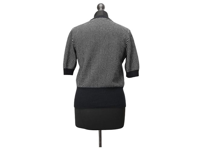Dolce & Gabbana Kaschmir Pullover Schwarz Kurzarm - Ansicht 2