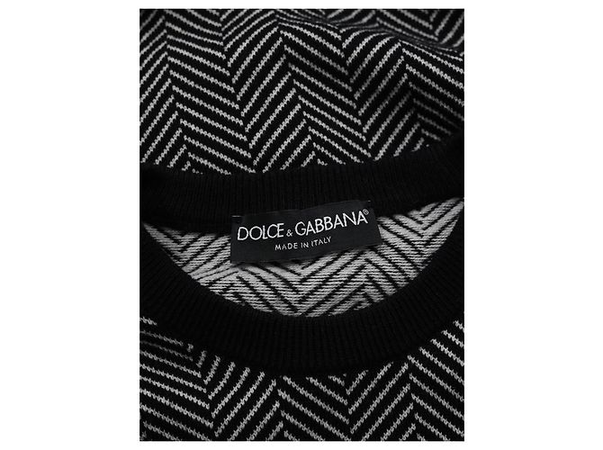 Dolce & Gabbana Kaschmir Pullover Schwarz Kurzarm - Ansicht 3